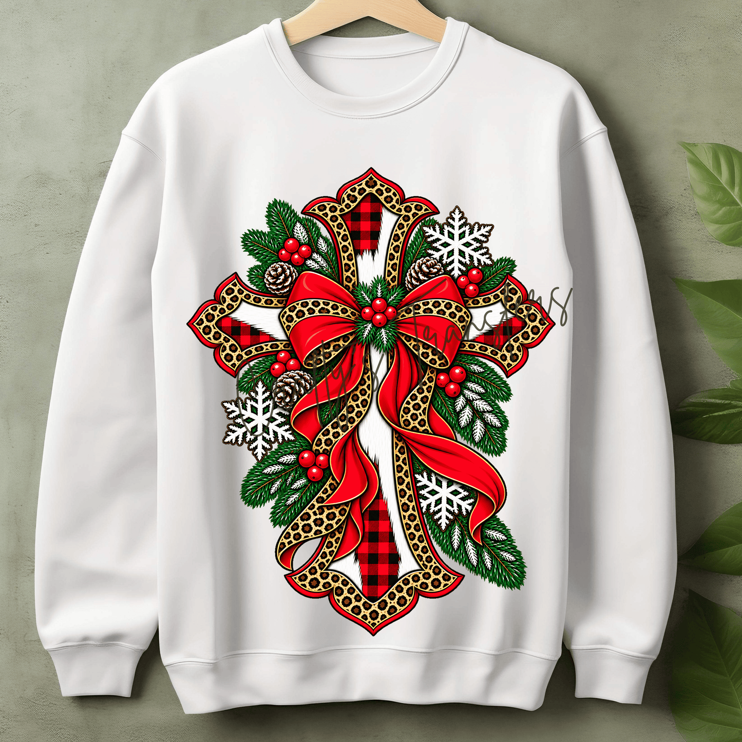 Christmas Wreath Cross