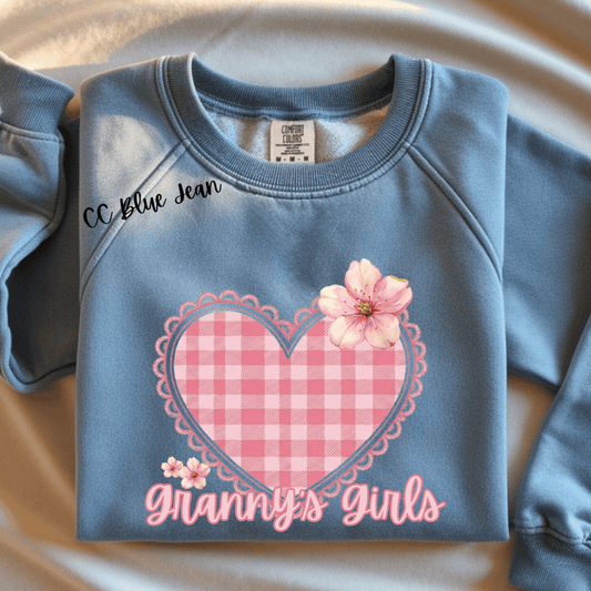 Granny's Girls Heart & Flowers