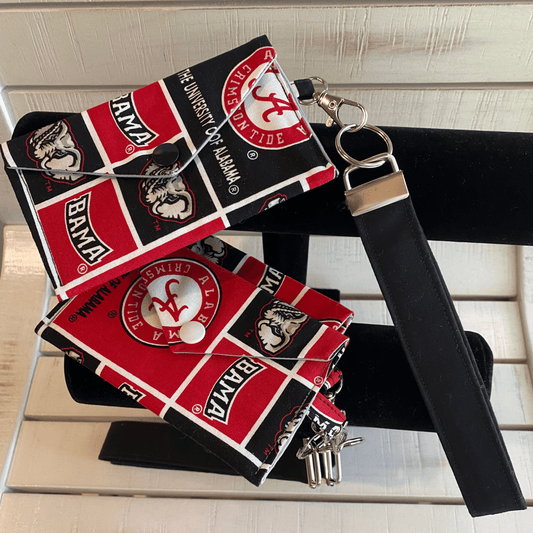Alabama Roll Tide Mini Wallet & Wristlet | Crimson Tide Card Holder | Game Day Accessory