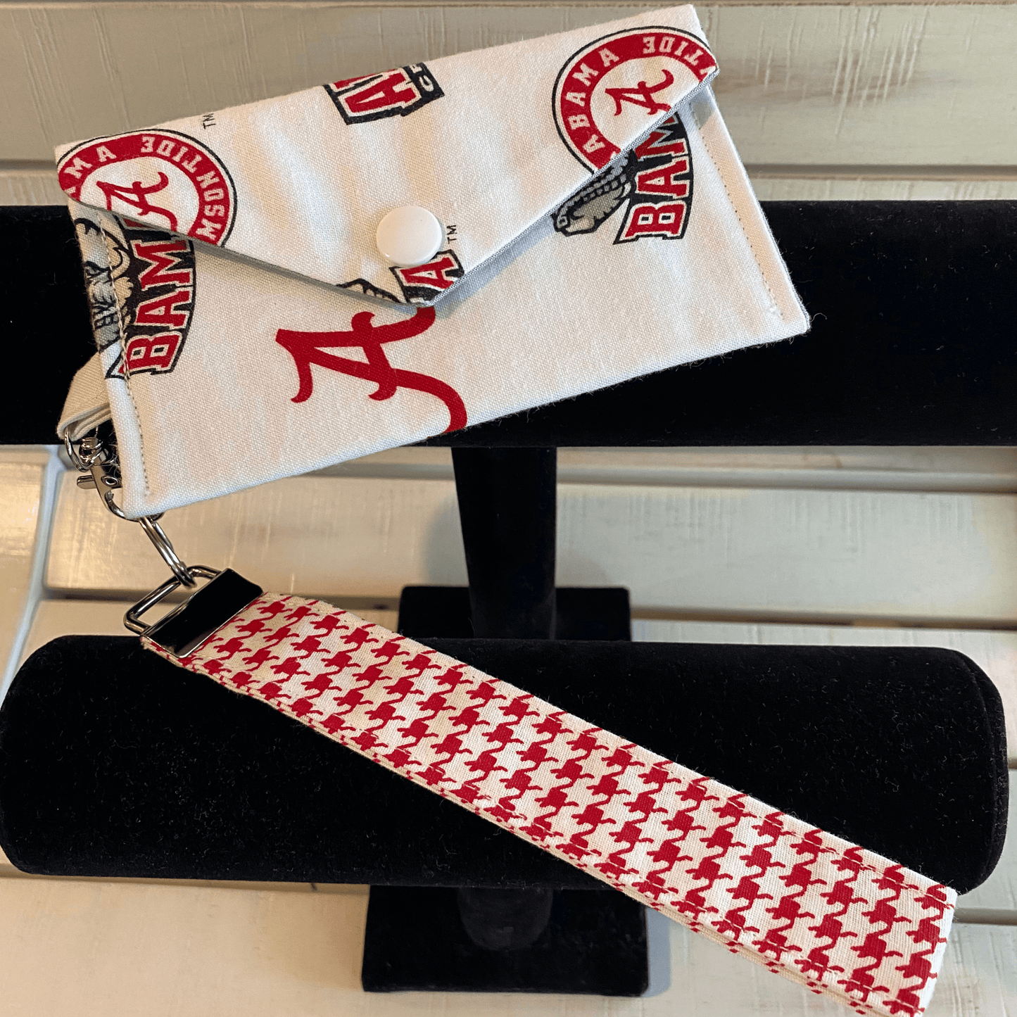 Alabama Roll Tide Mini Wallet & Wristlet | Crimson Tide Card Holder | Game Day Accessory
