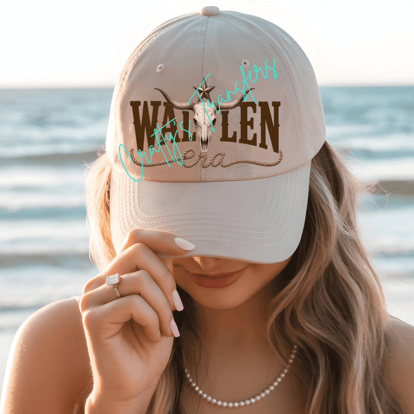 Western Wallen Era DTF Transfer | Steer Skull Star Country Graphic | Cowboy Western Shirt Transfer | Trendy Country Music Inspired Design
