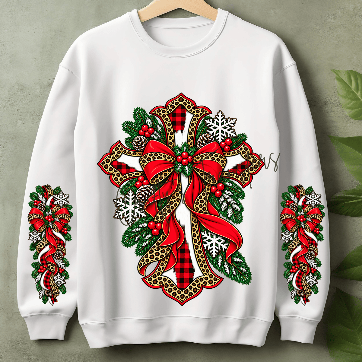 Christmas Wreath Cross