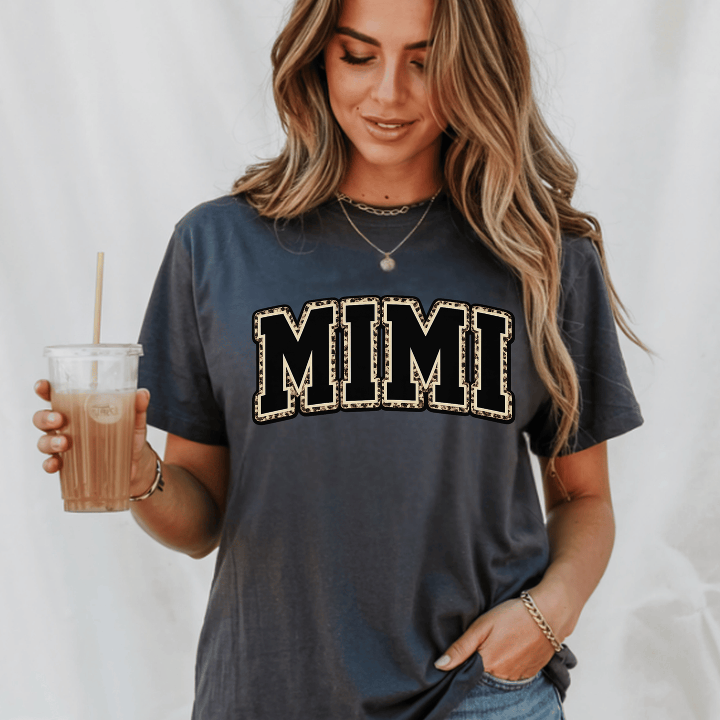 Mama Black Cheetah DTF Transfer | Bold Block Letter Mom Heat Transfer | Ready to Press