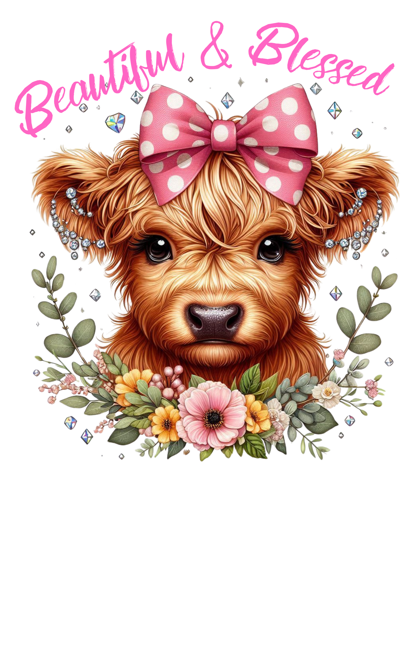 Beautiful & Blessed Highland Cow