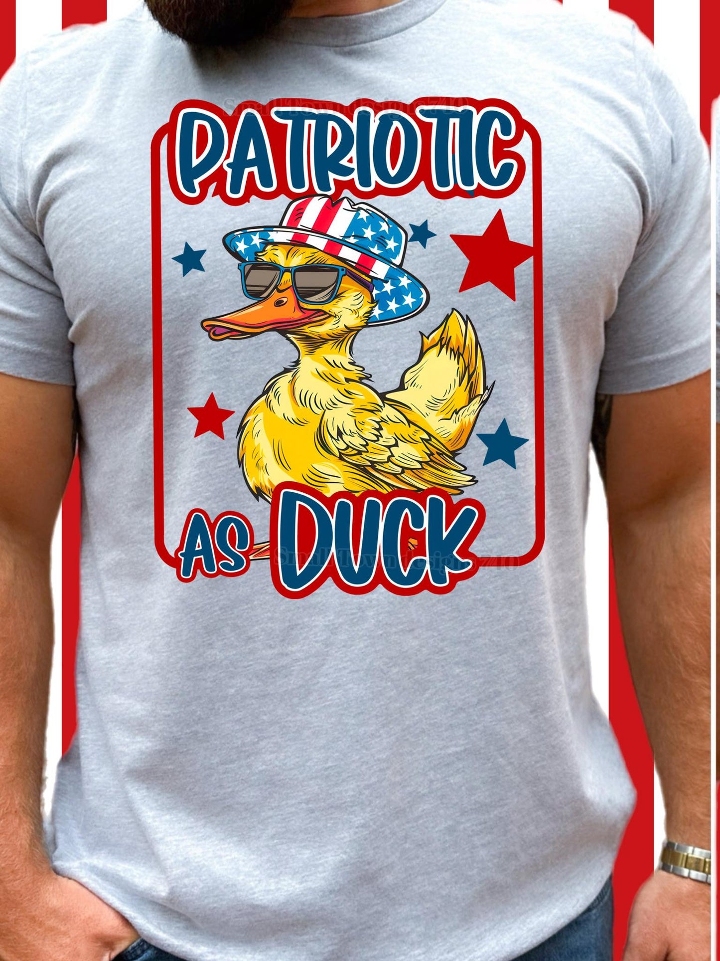 Patriotic As Duck DTF Transfer