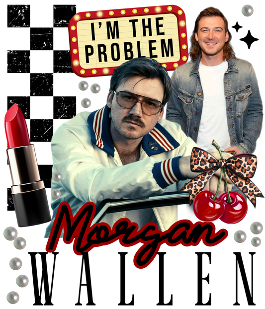 Morgan Wallen Retro Collage DTF Transfer