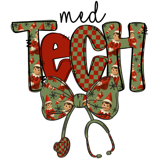 Med Tech Elf On The Shelf