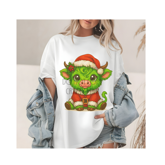 Grinch Highland Cow