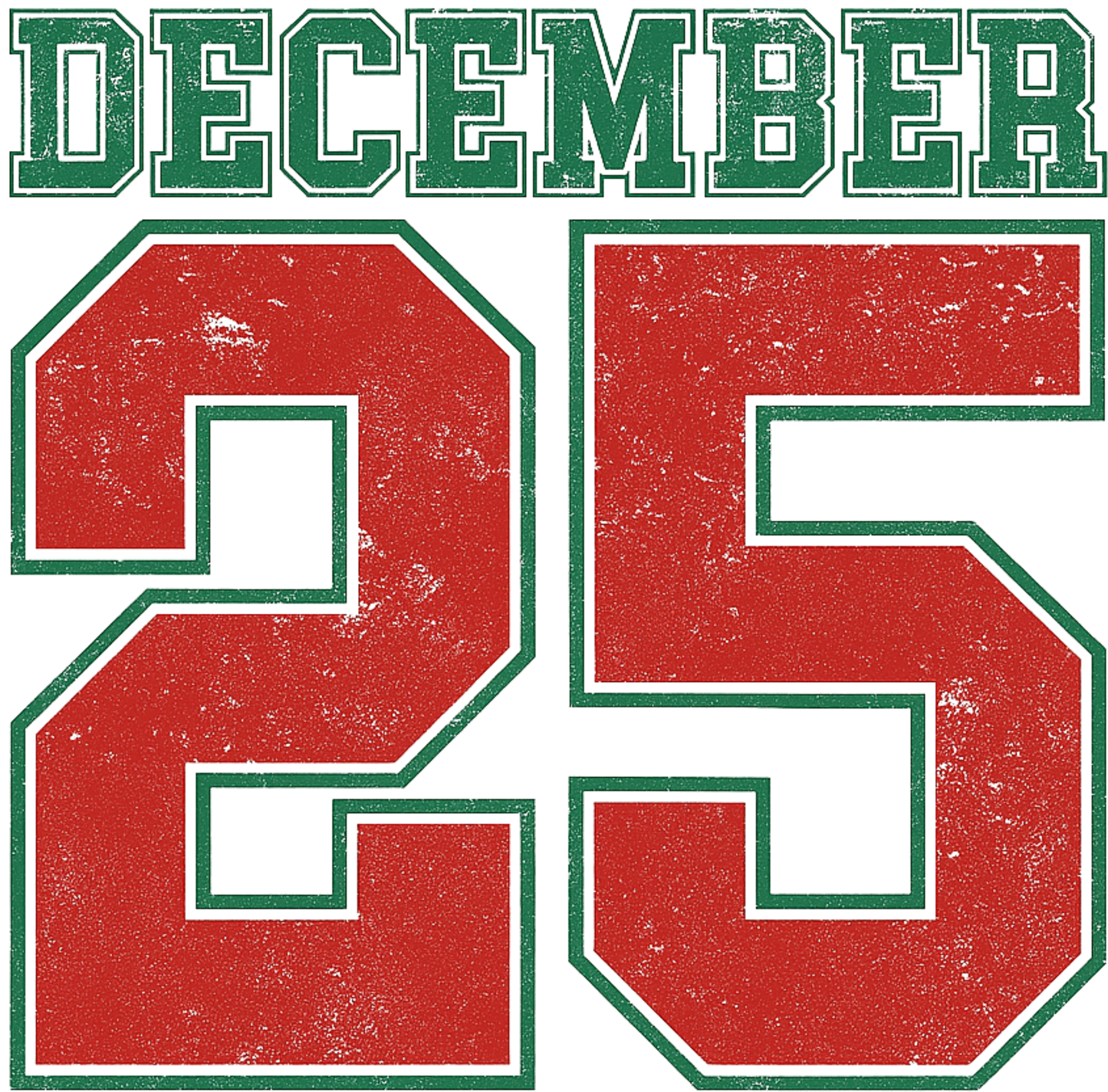 Christmas 25 Varsity Style