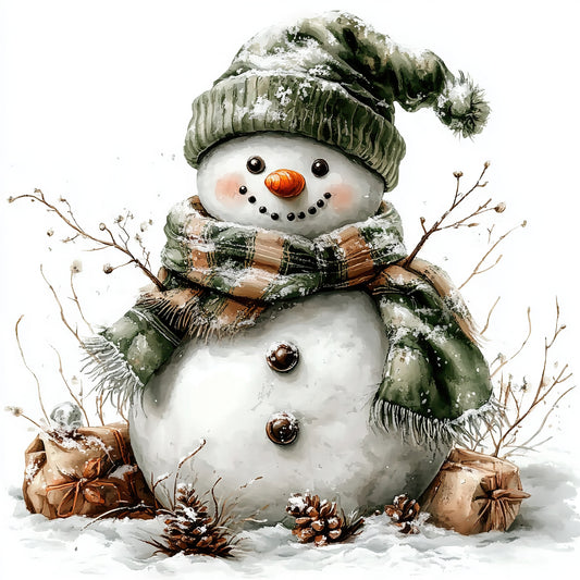 Vintage Snowman - 3 designs