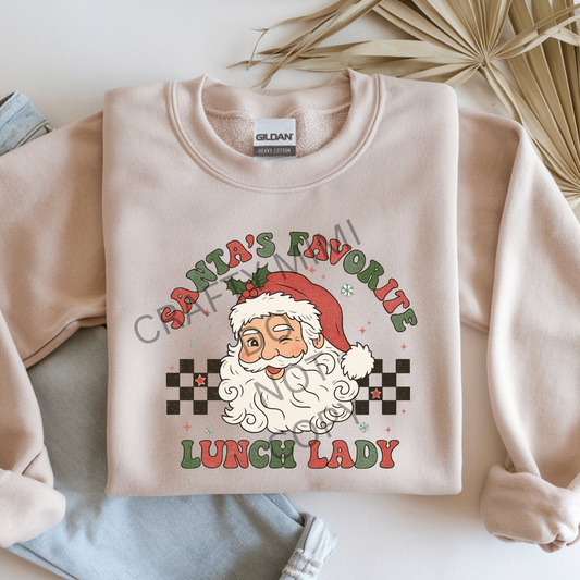 Santa Favorite Lunch Lady