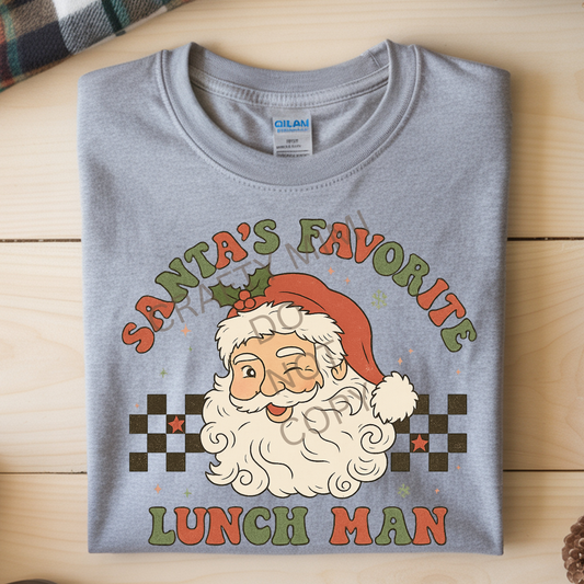 Santa Favorite Lunch Man