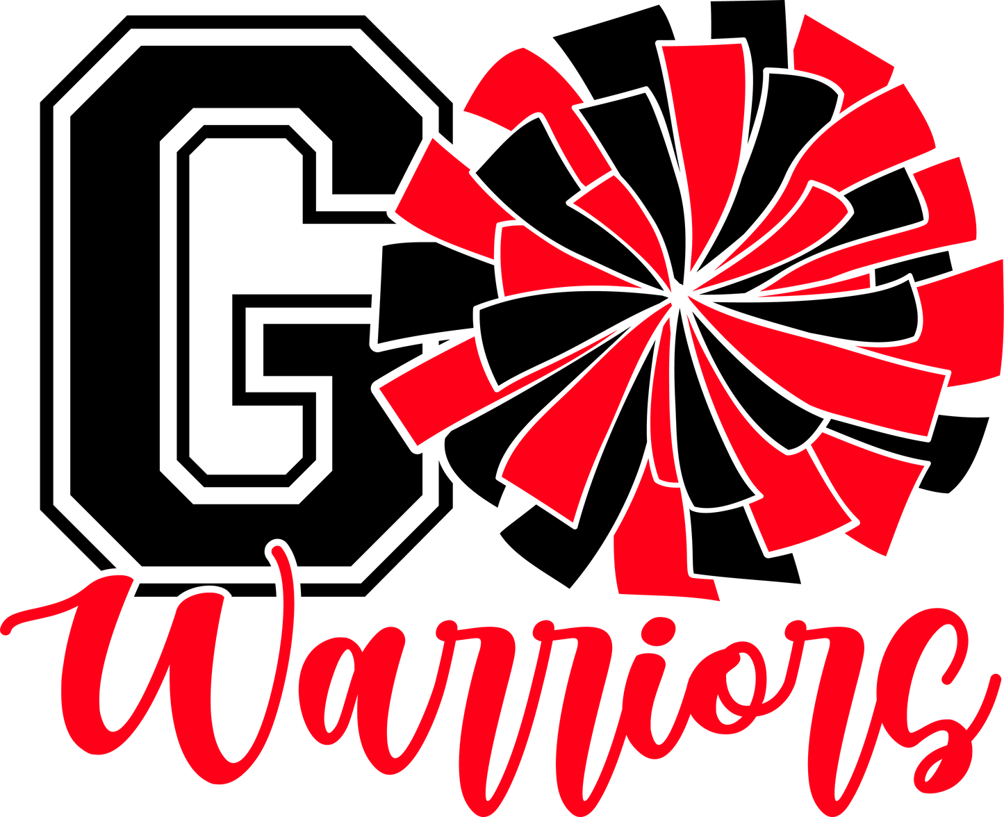 Warriors - Red & White - Cheer
