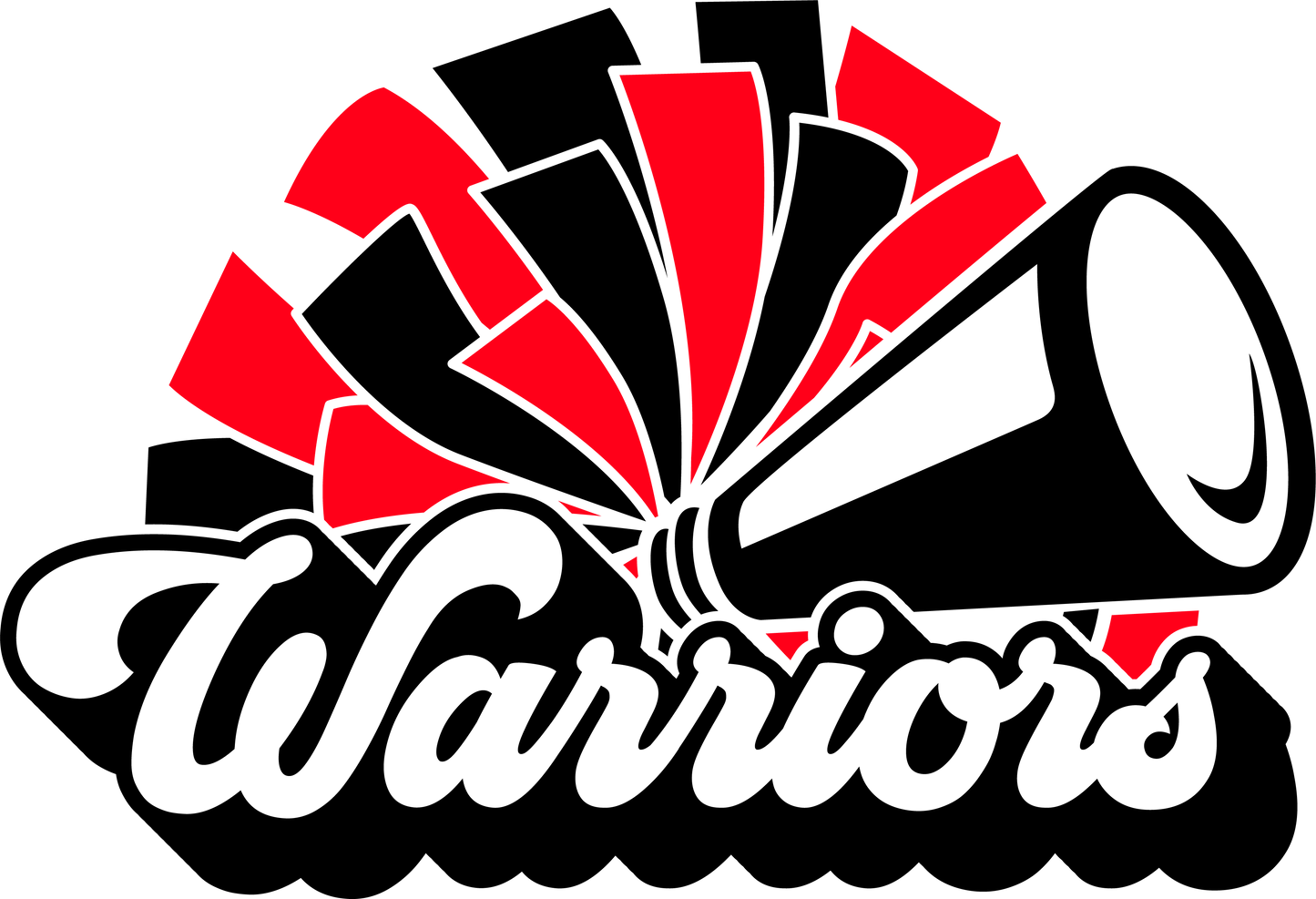 Warriors - Red & White - Cheer