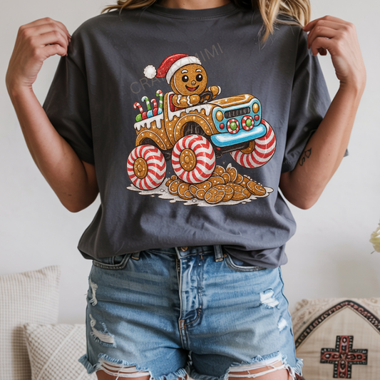 Gingerbread Man Sparkle Truck