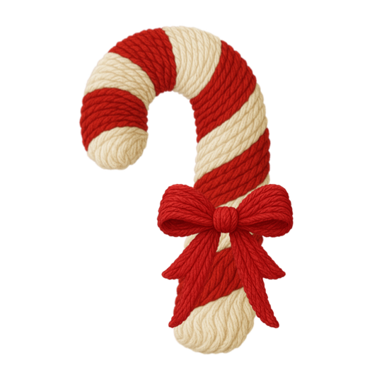 Yarn Candy Cane